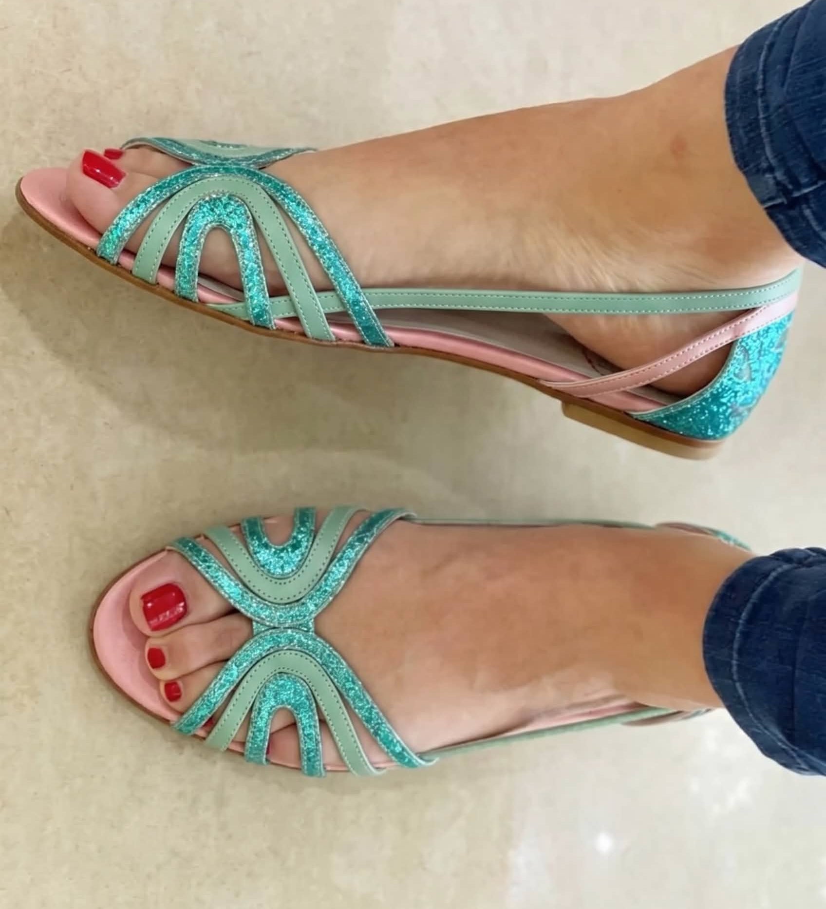 Eleonora | Golden Sandals Summer Light