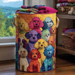 Nala feline friends quilted laundry basket by Ellie Dublin