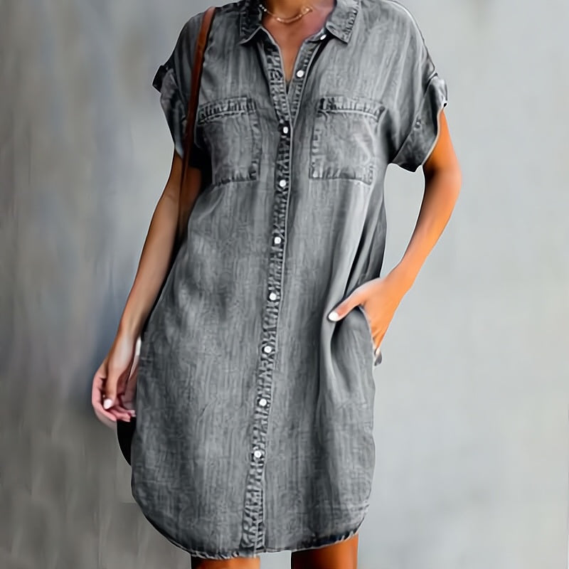 Suzanne | Button-Up Shirt Dress