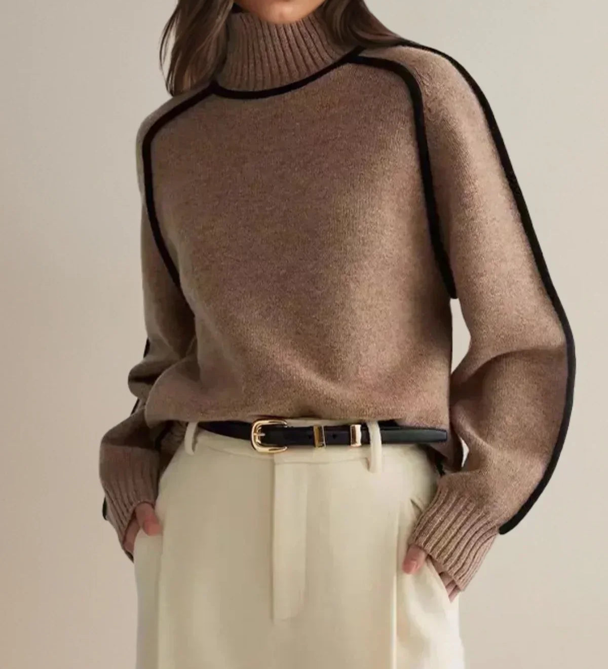 Sandrine | Chic Roll Neck Sweater