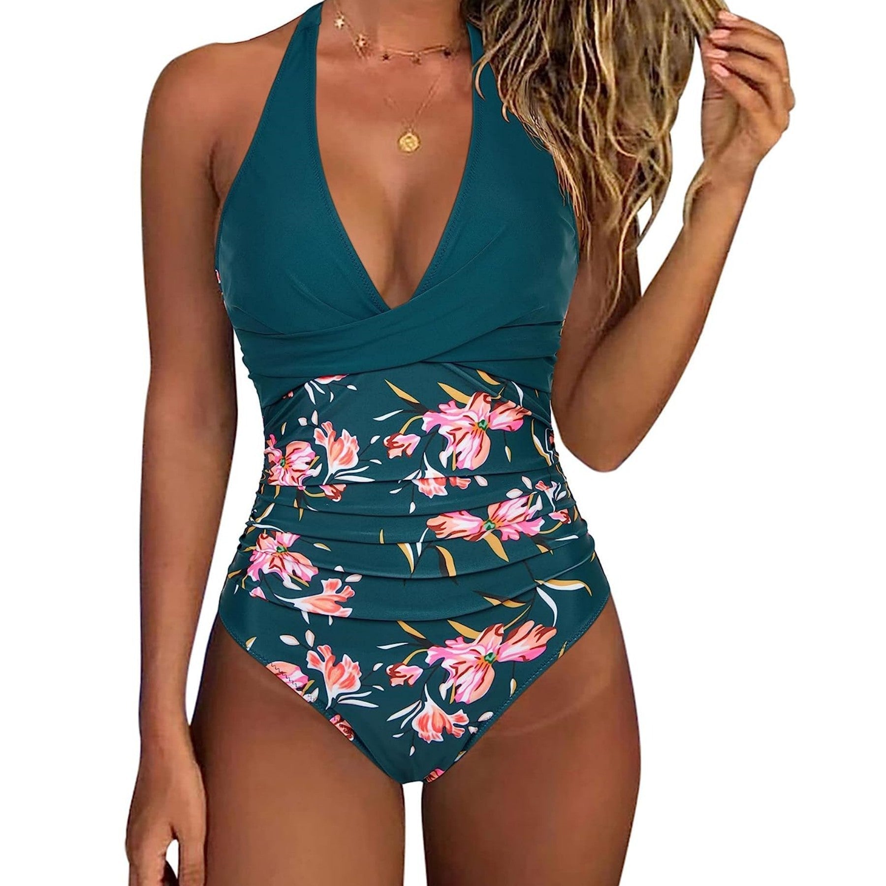 Rosalie | V-Neck Sculpting Swimsuit
