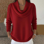 Juliette cowl neck jumper for women | Ellie Dublin