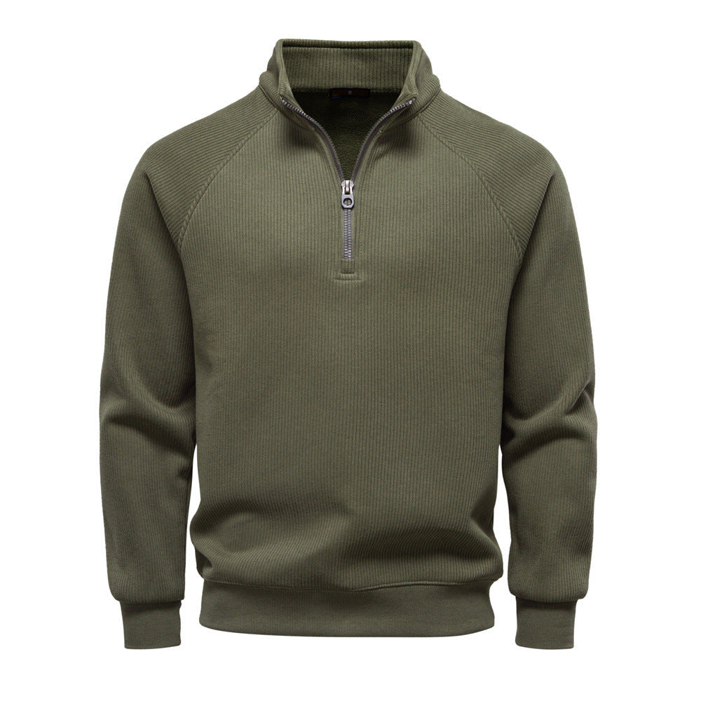 Owen | High-Collar Fleece Vest