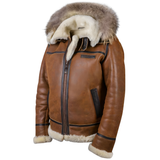 Aron™ | Fur-Hooded Bomber Jacket
