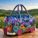 Melodyvana quilted weekend bag by Ellie Dublin