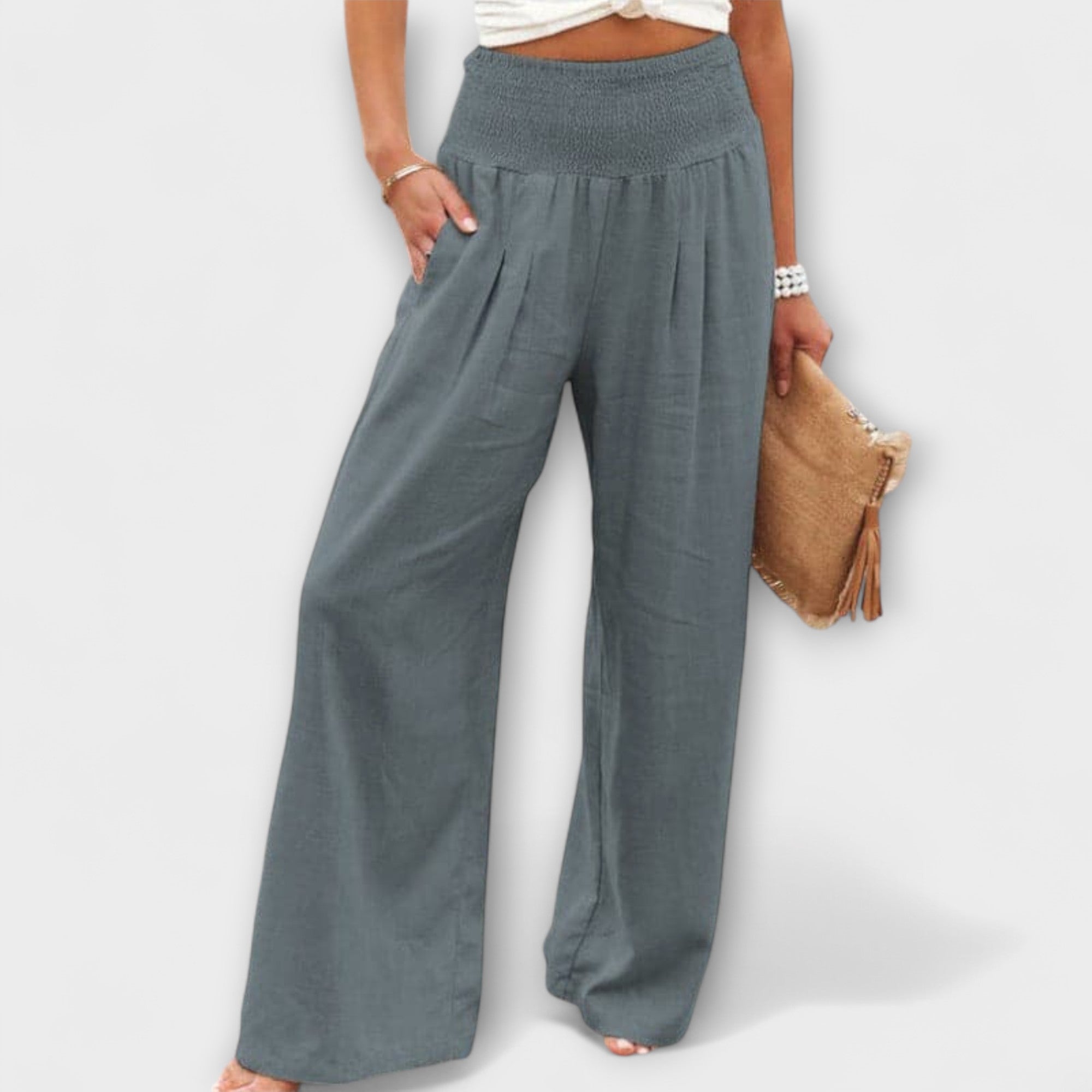Chloé | Relaxed Fit Wide-Leg Pants