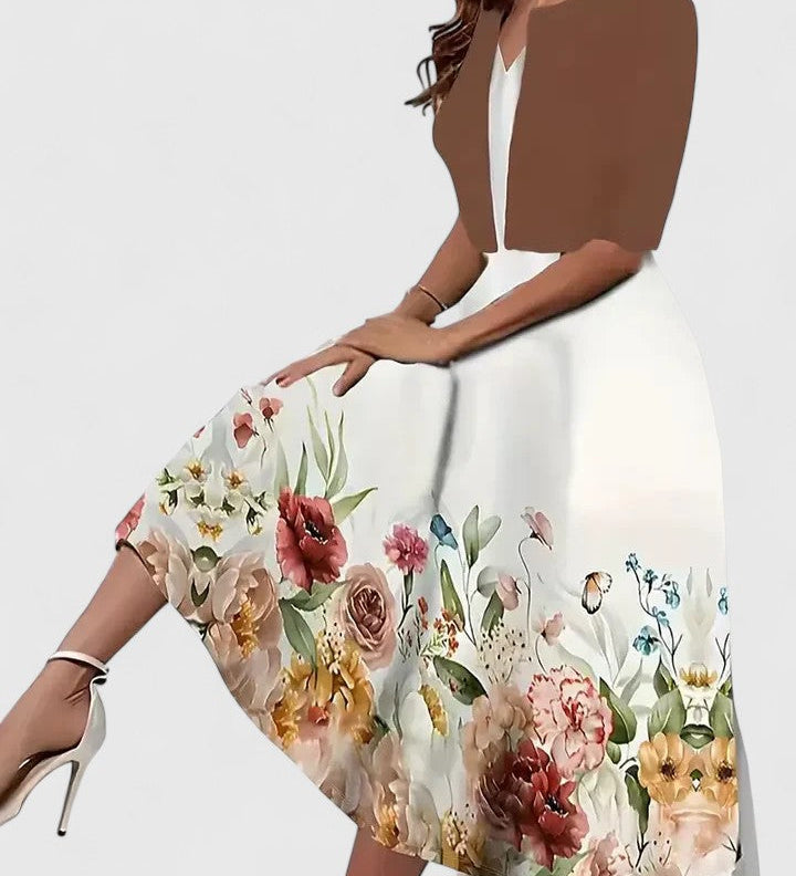 Chantal | Elegant Midi Dress