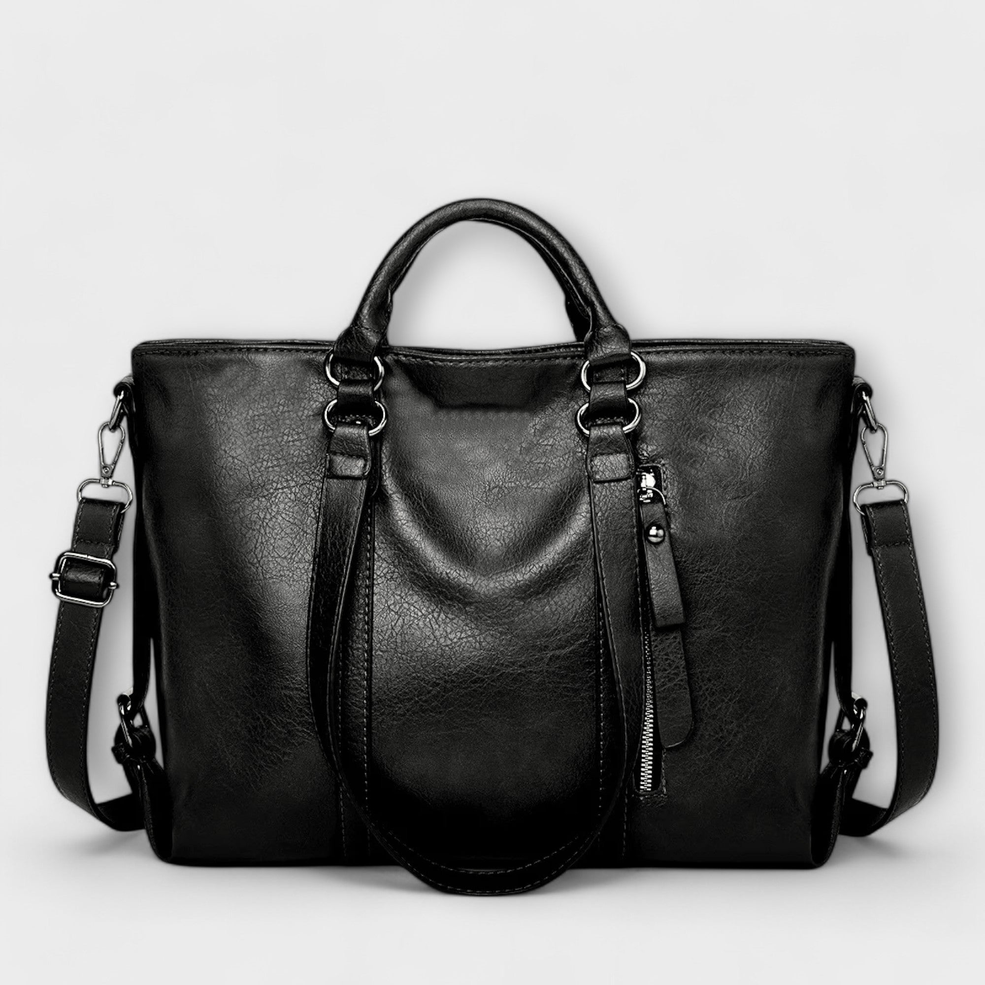 Lou | Oversized Leather Tote