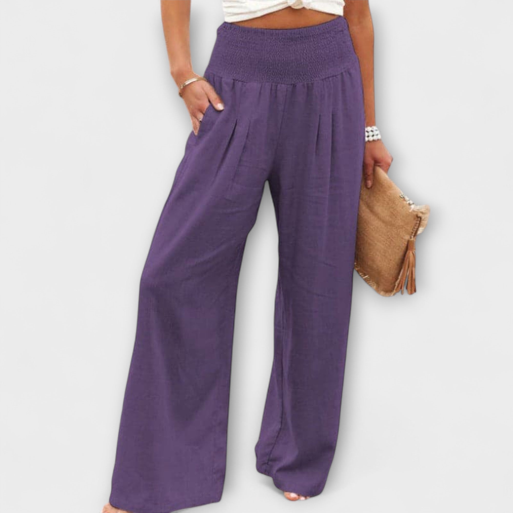 Chloé | Relaxed Fit Wide-Leg Pants