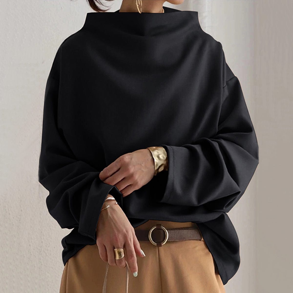 Christine | Casual High Neck Sweater