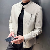 Adrien™ | Chic Slim-Fit Leather Jacket