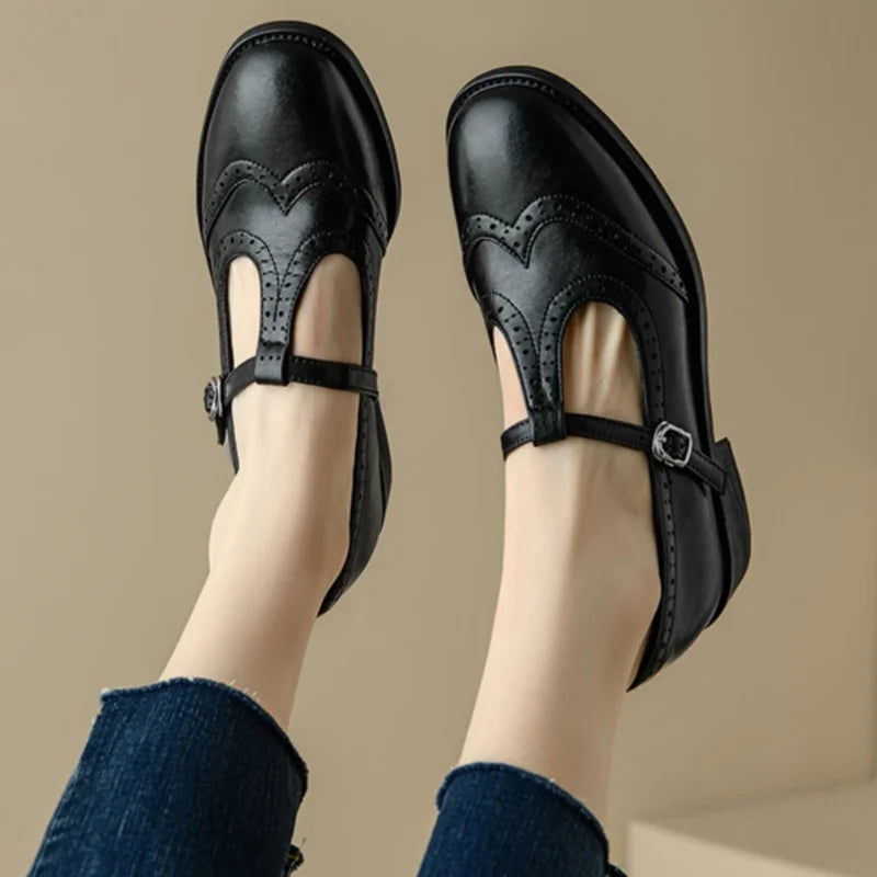 Claire | Chic T-Strap Mary Jane Shoes