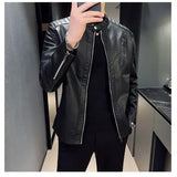 Adrien™ | Chic Slim-Fit Leather Jacket