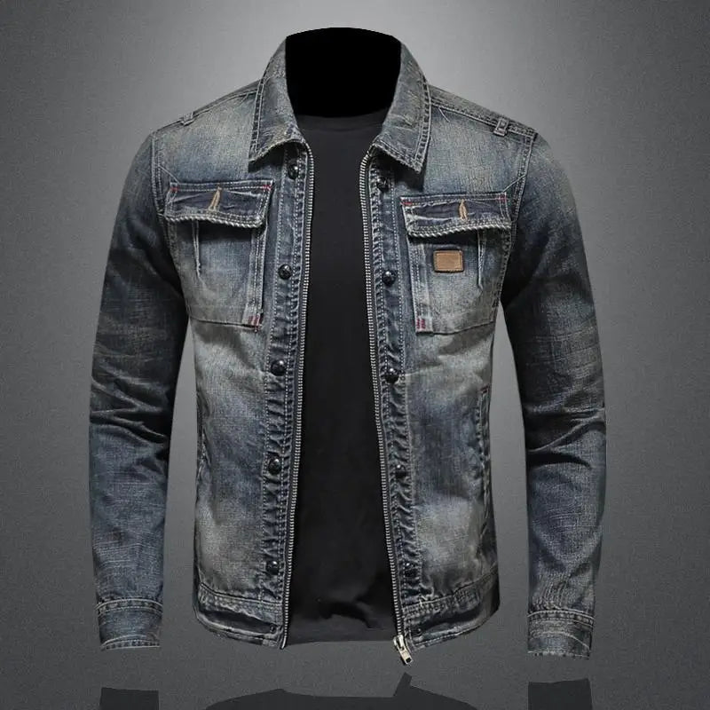 Carlo™ | Classic Vintage Denim Jacket