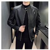 Adrien™ | Chic Slim-Fit Leather Jacket