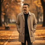 Jonas | Checkered Overcoat
