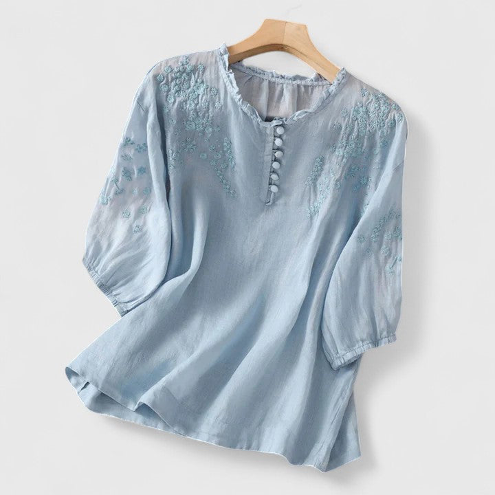 Élise | Chic Button-Up Blouse