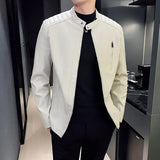 Adrien™ | Chic Slim-Fit Leather Jacket
