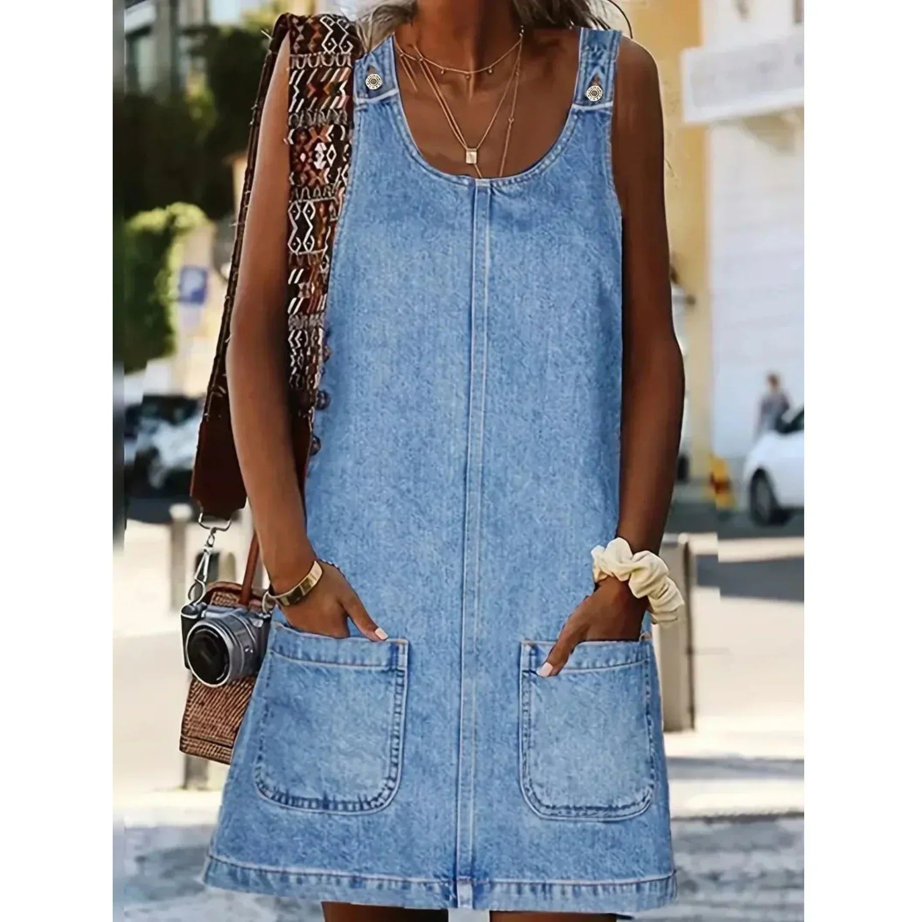 Lucile | Casual Denim Look Dress