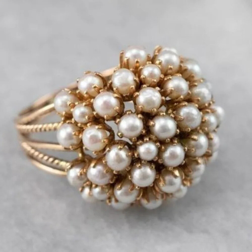 Bush - Beaded Wrap Ring