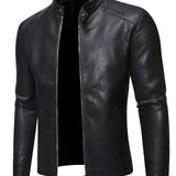 Arthur™ | High-Collar Leather Jacket