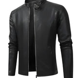 Alexandre™ | Stylish Men's Leather Biker Jacket