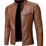 Adrien™ | Sophisticated Leather Jacket