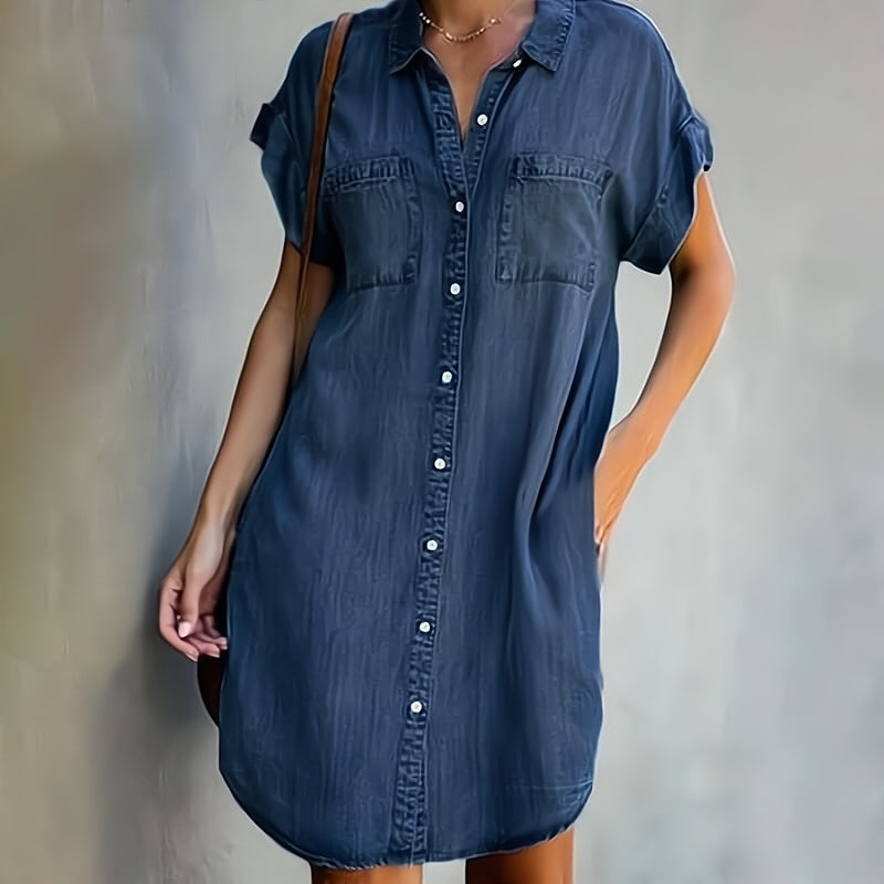 Suzanne | Button-Up Shirt Dress