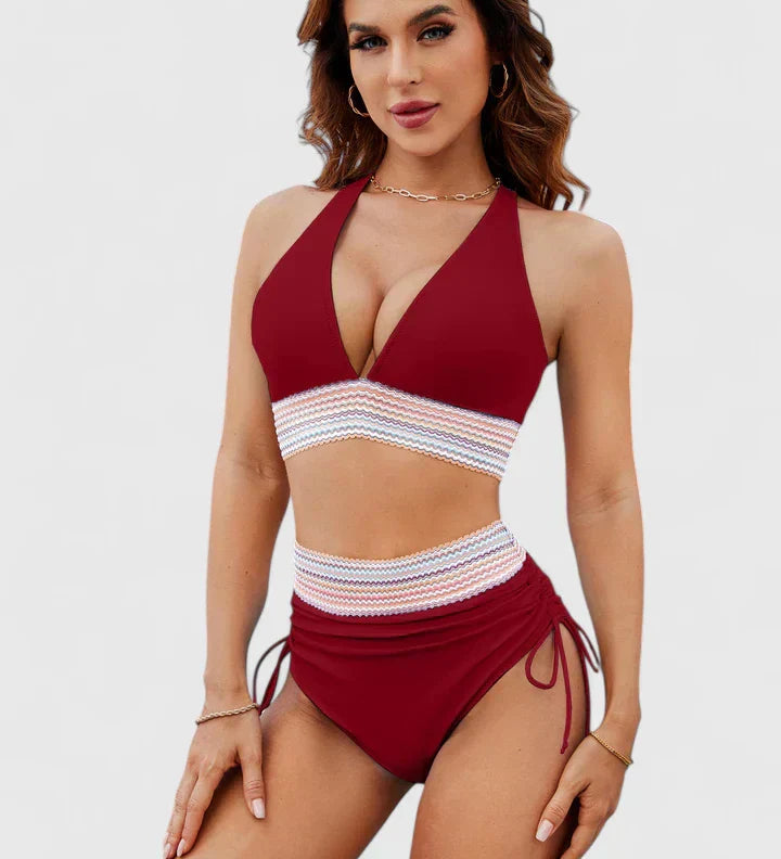 Énora | Chic High-Waisted Bikini Ensemble