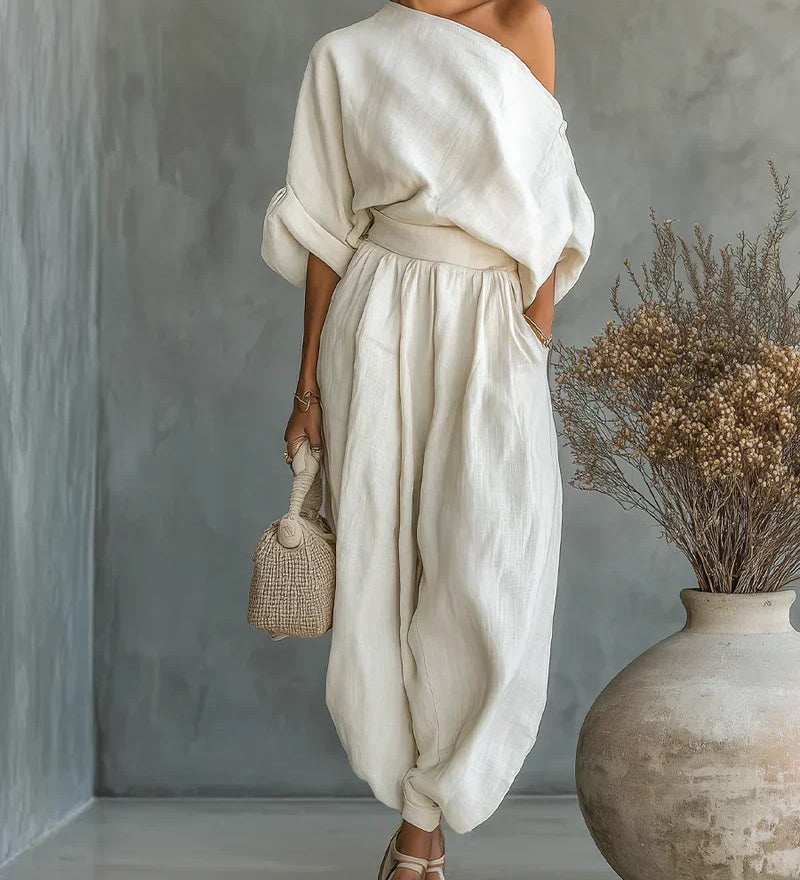 Mila™ | Two-Piece Off-the-Shoulder Set