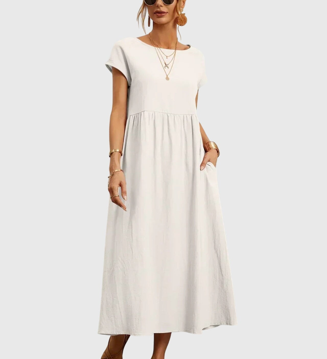 Giselle | Casual Dress with Pockets