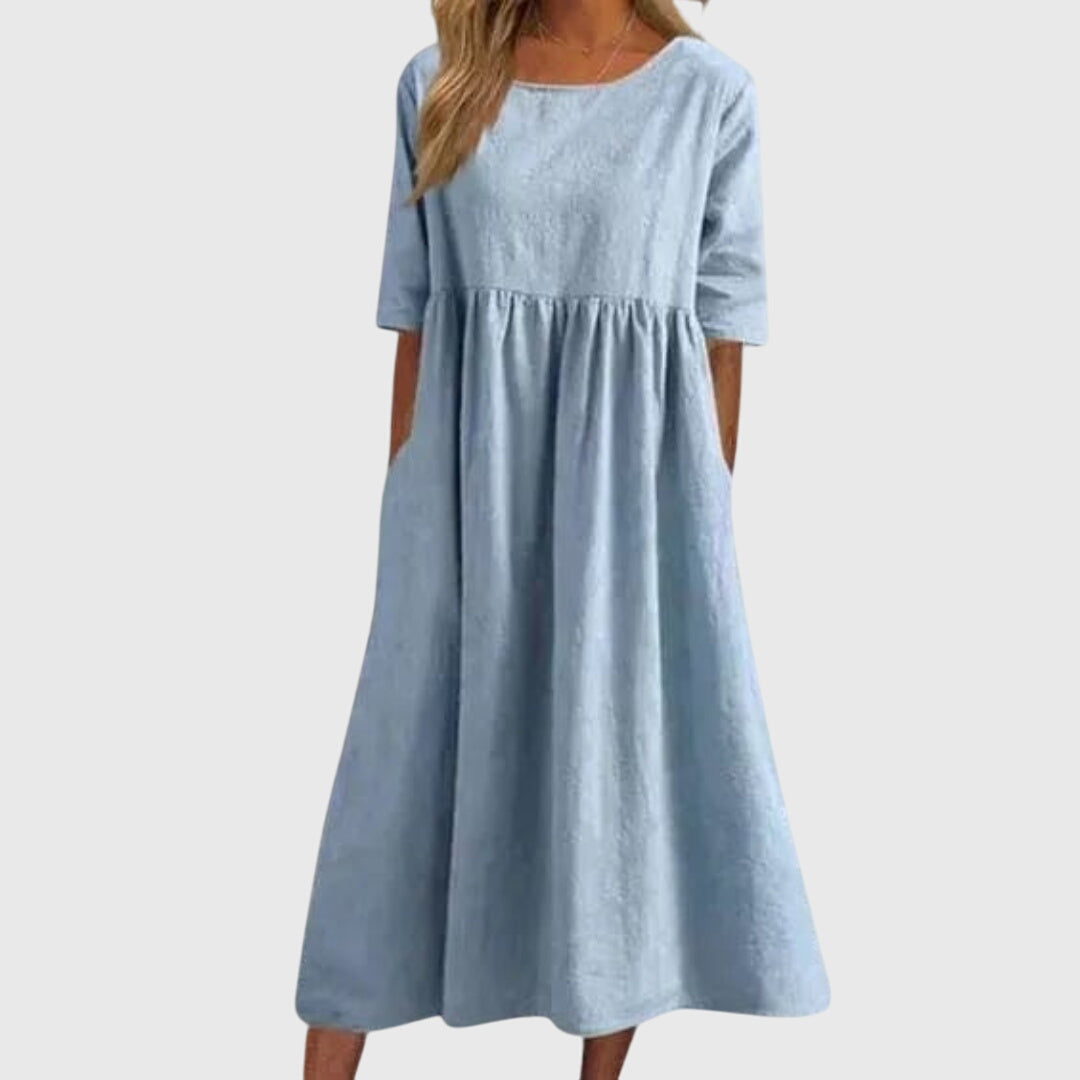 Haisley | Elegant Short Sleeve Dress