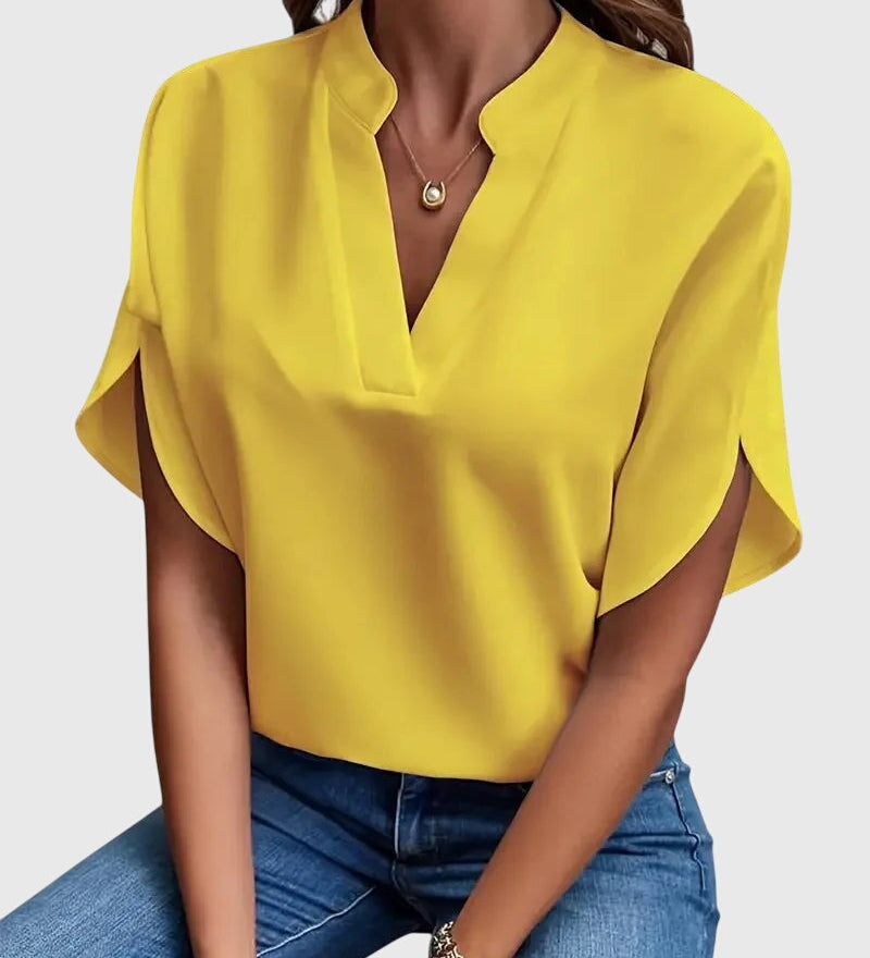Isabelle | Luxuriously Soft V-Neck Top