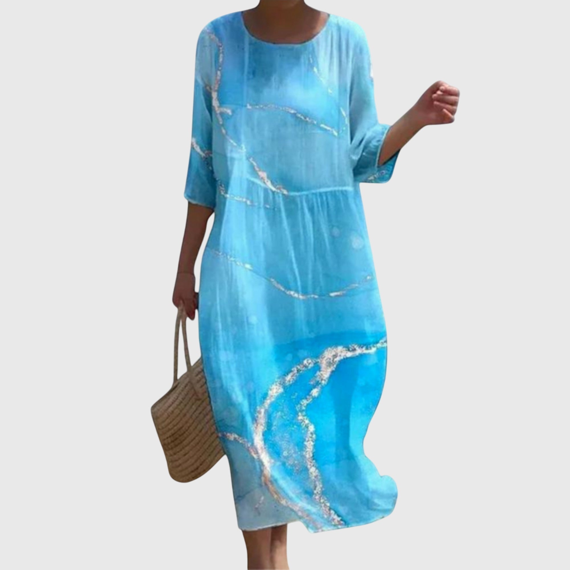 Martine | Elegant Floral Maxi Dress