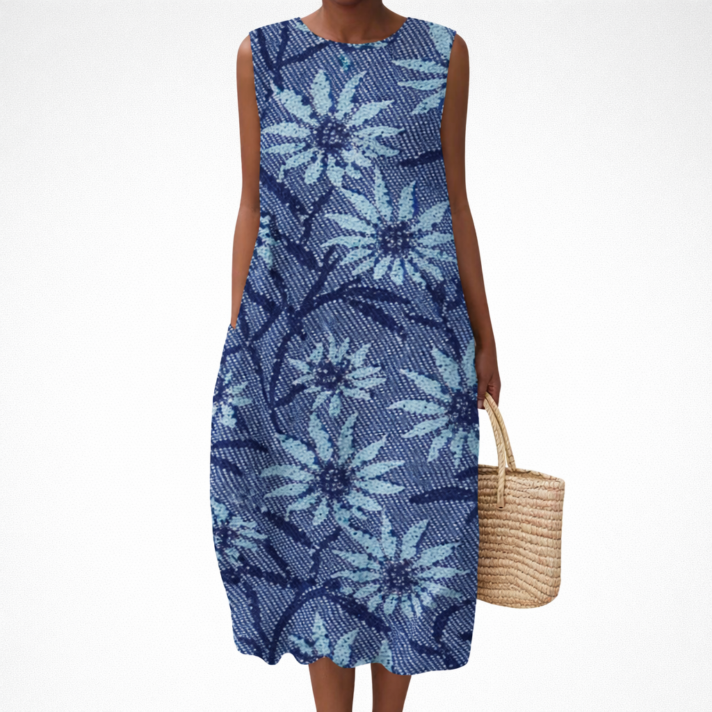 Adelaide - Comfortable Summer Sleeveless Dress