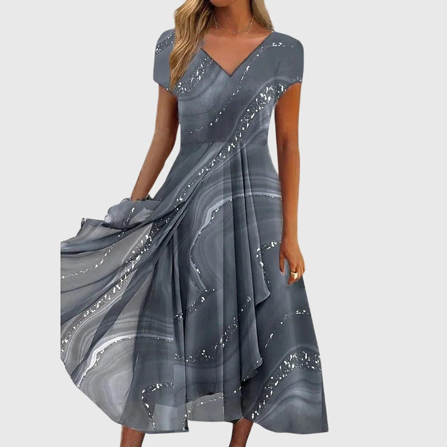 Aubrielle | Fluid Midi Dress