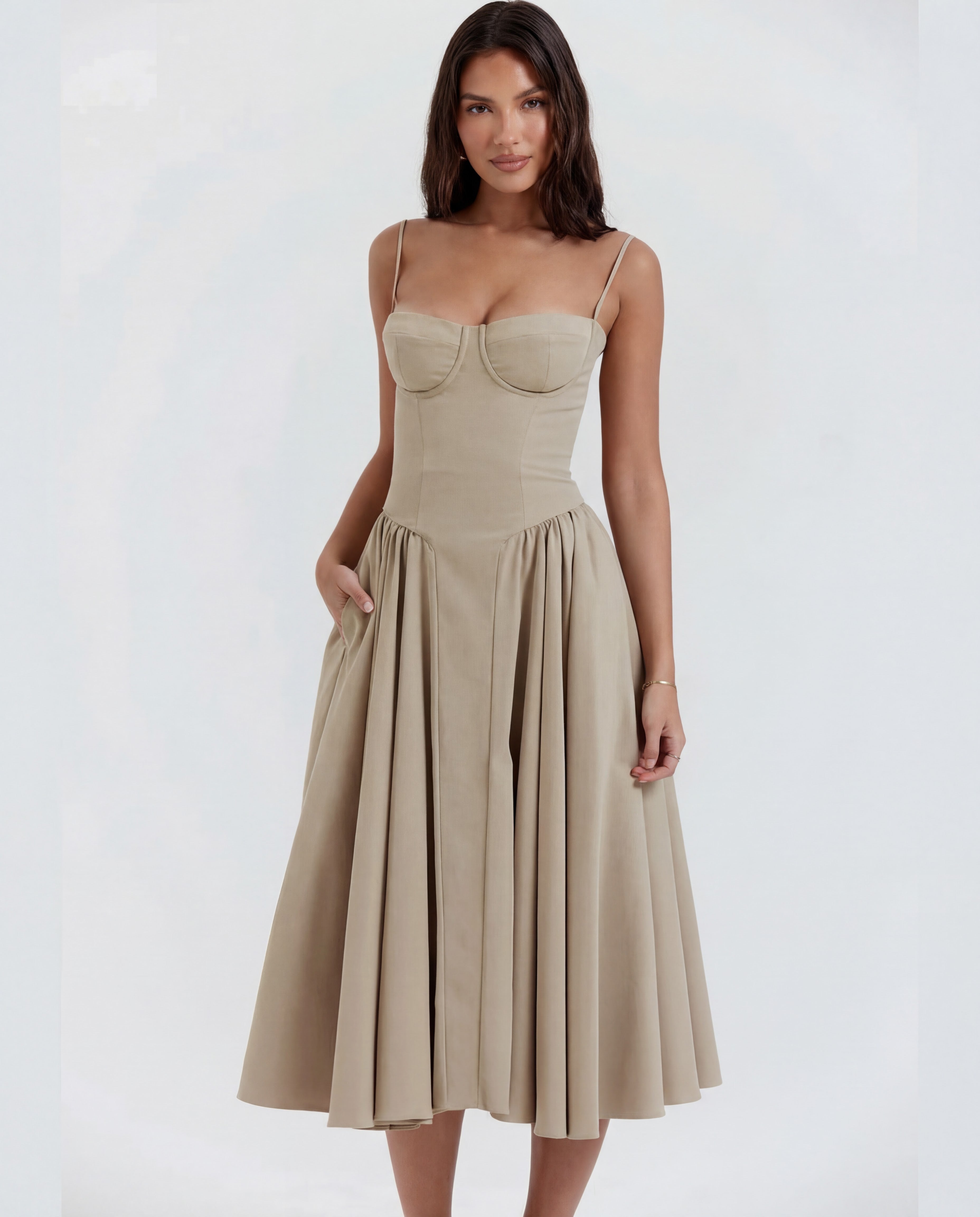 Amaria | Elegant Midi Dress