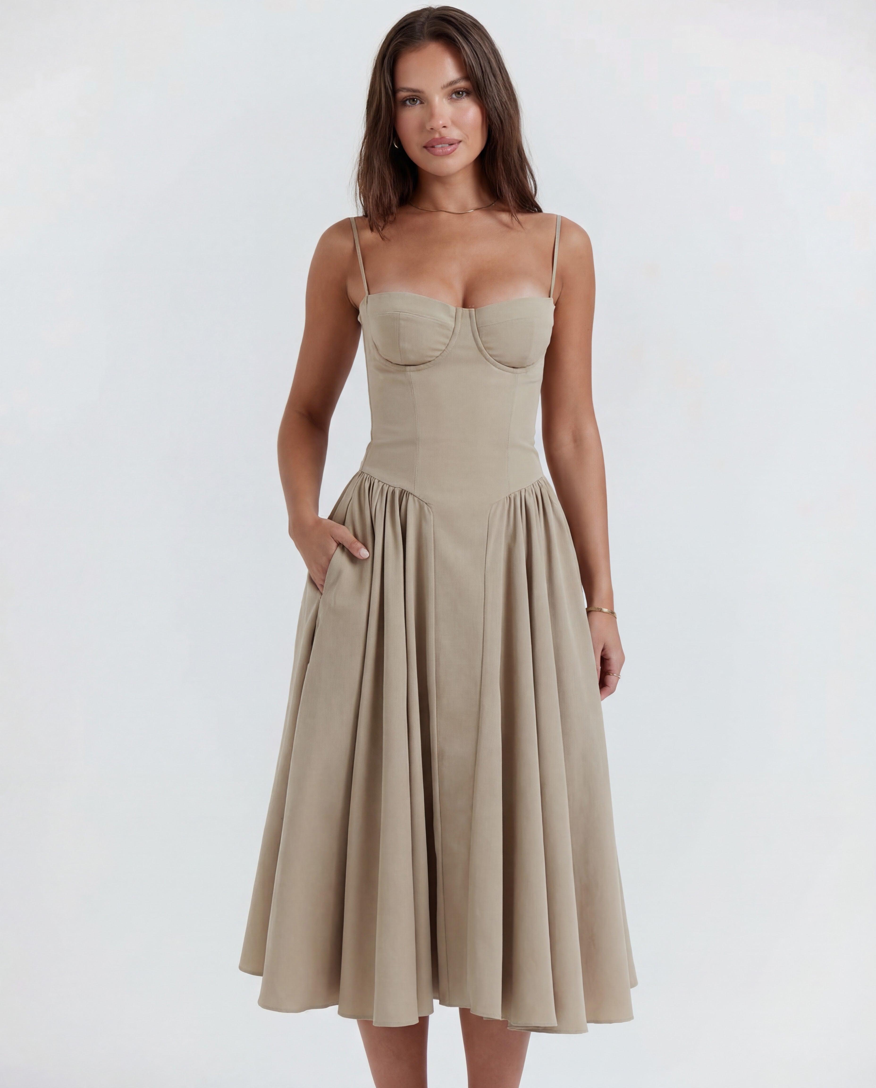 Amaria | Elegant Midi Dress – view 4