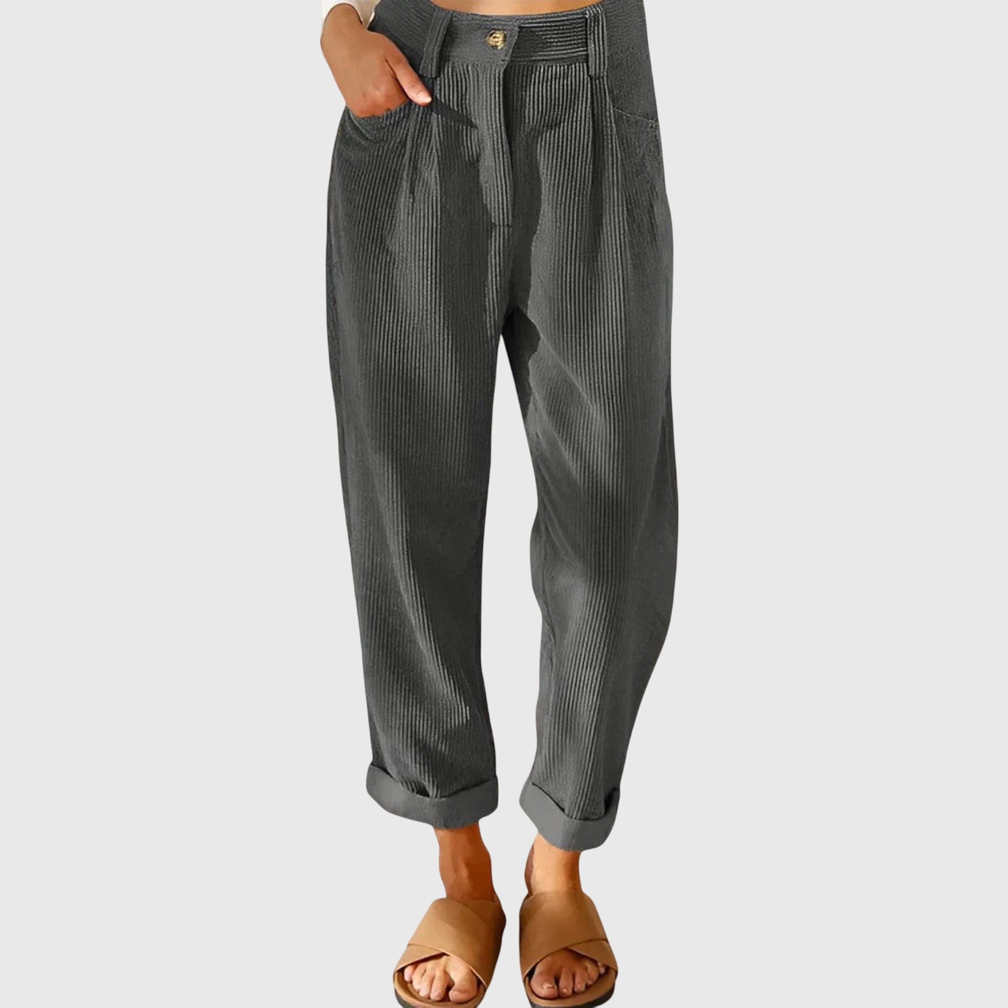 Claire | Contemporary Corduroy Pants