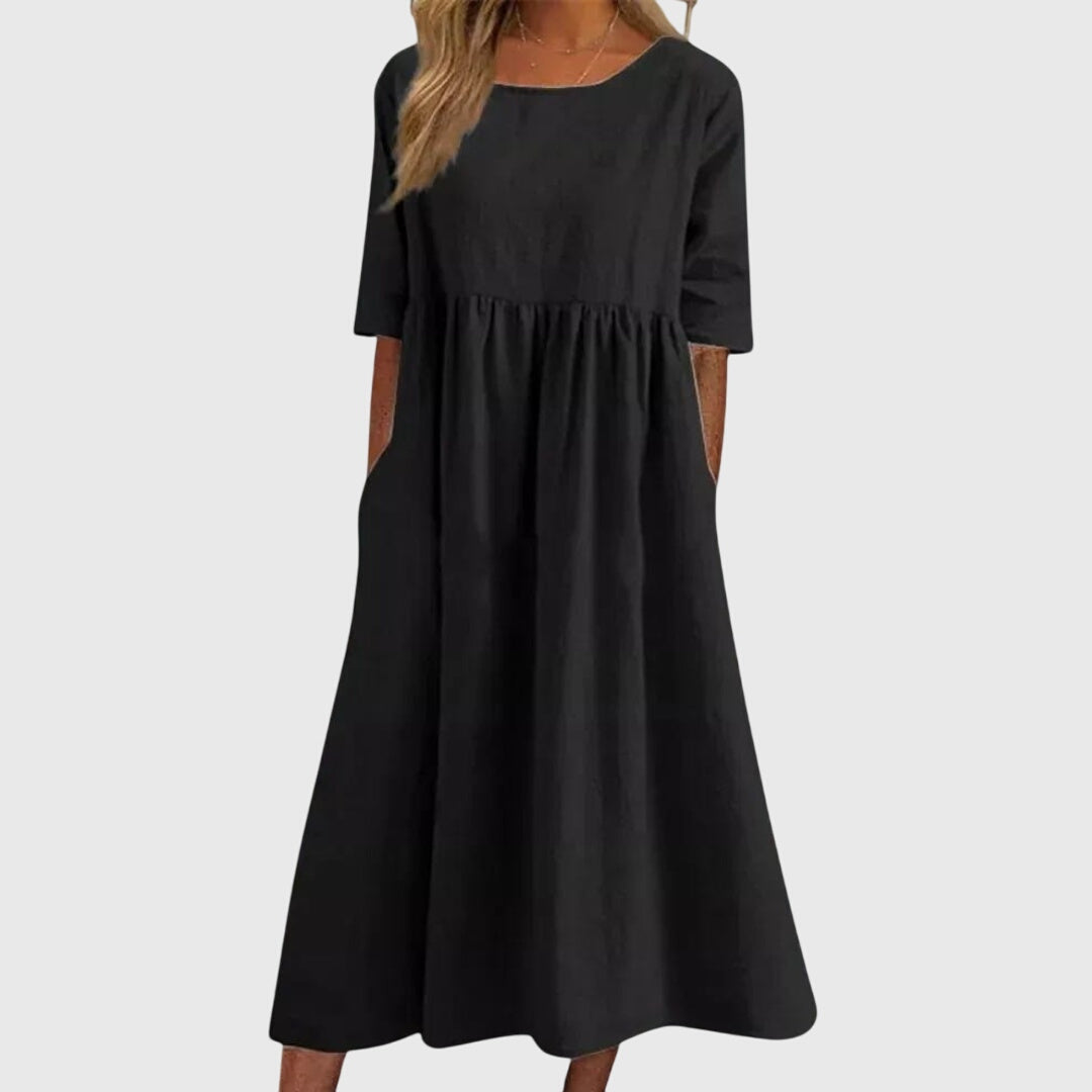 Haisley | Elegant Short Sleeve Dress