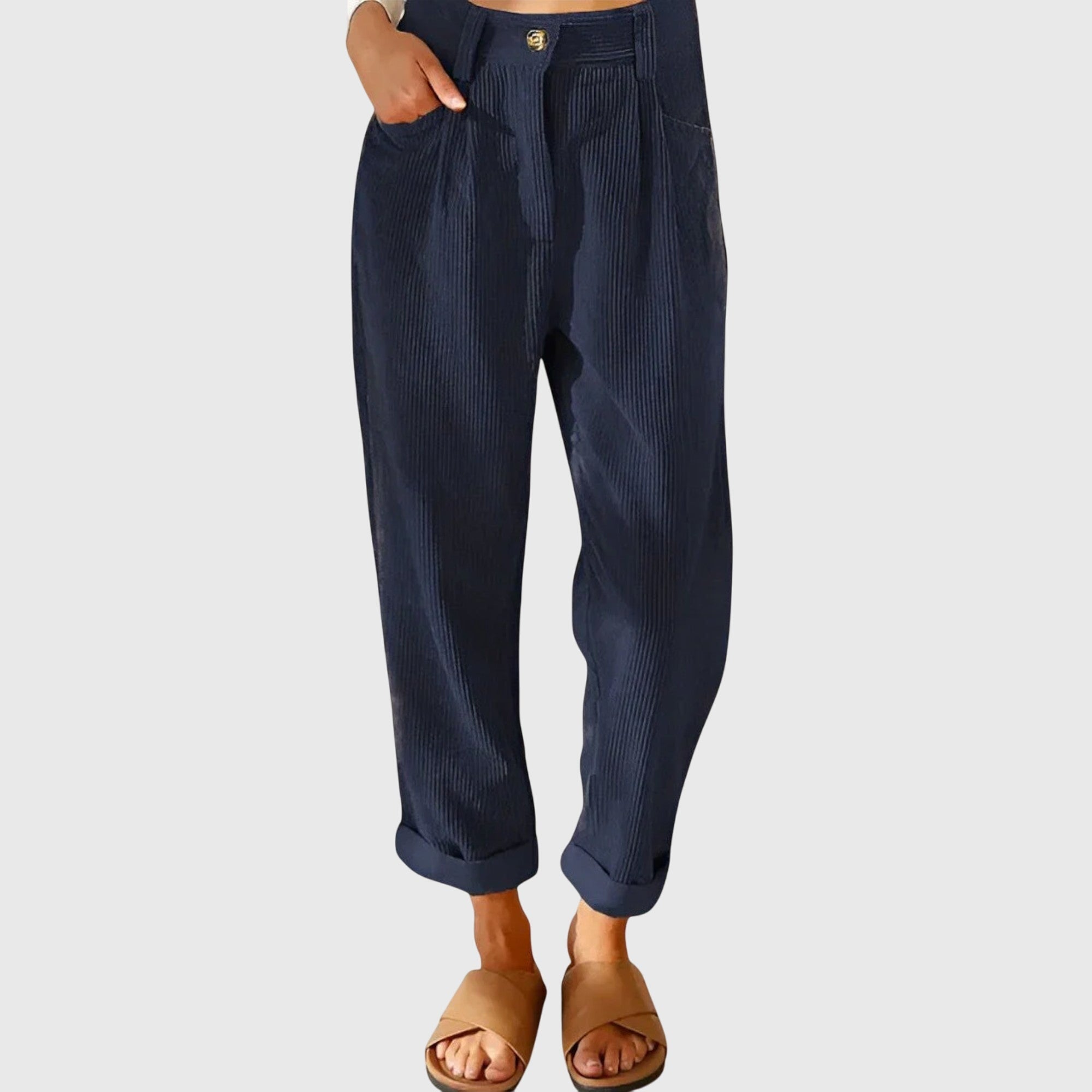 Claire | Contemporary Corduroy Pants
