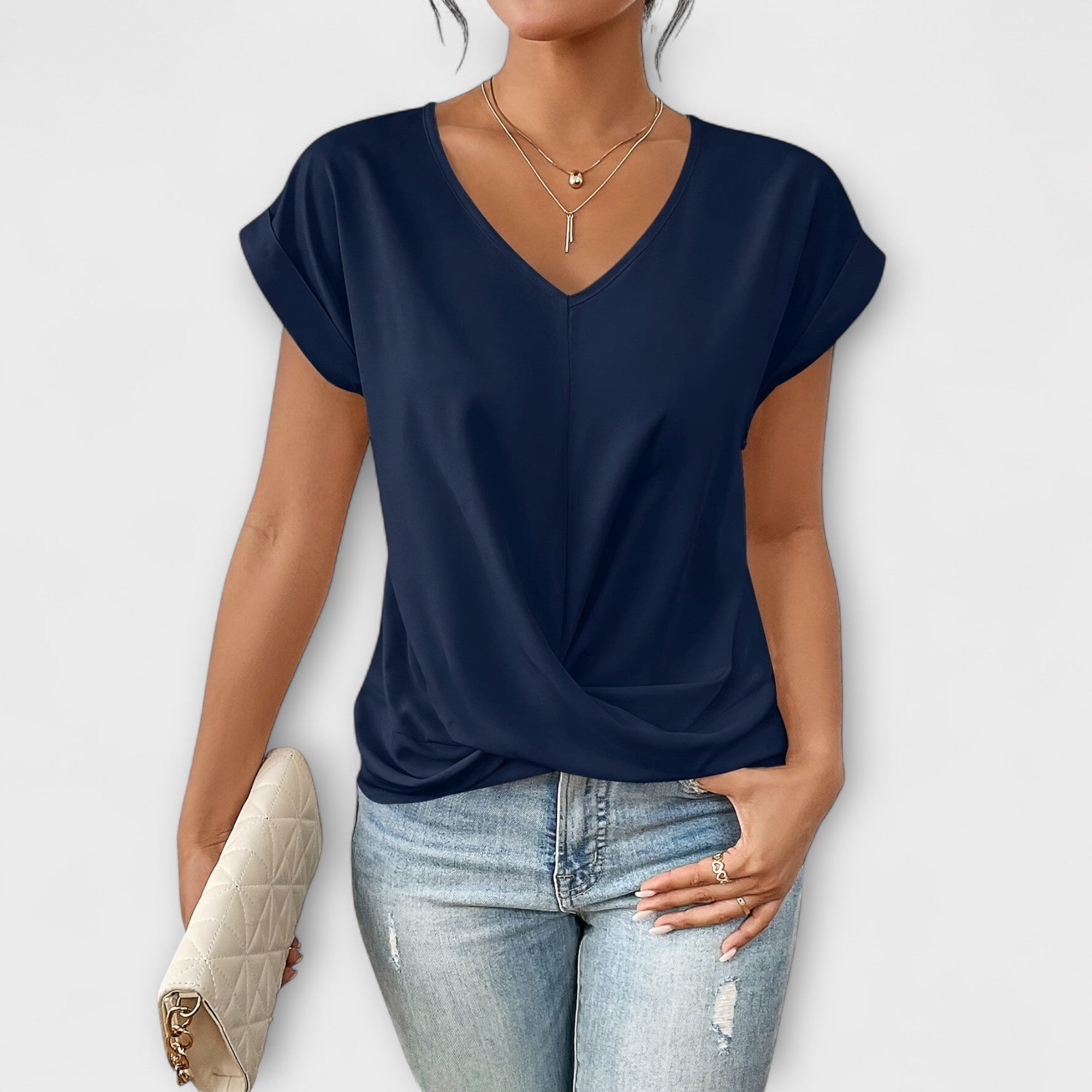 Claire | Stylish V-Neck Blouse