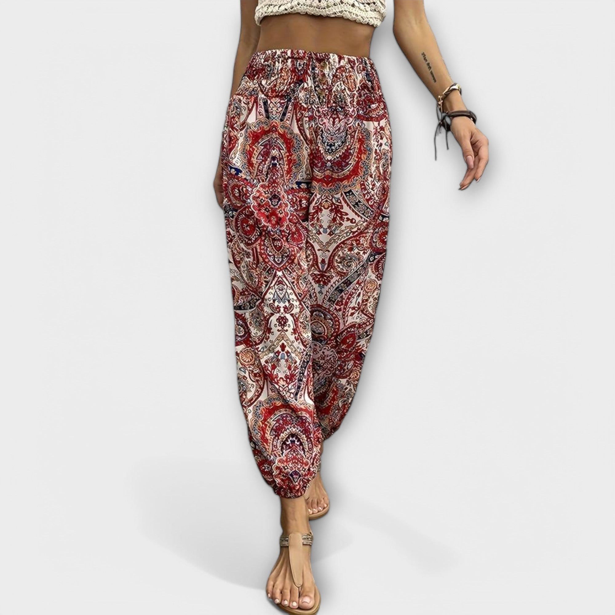 Elise | Ethnic Graphic Trousers