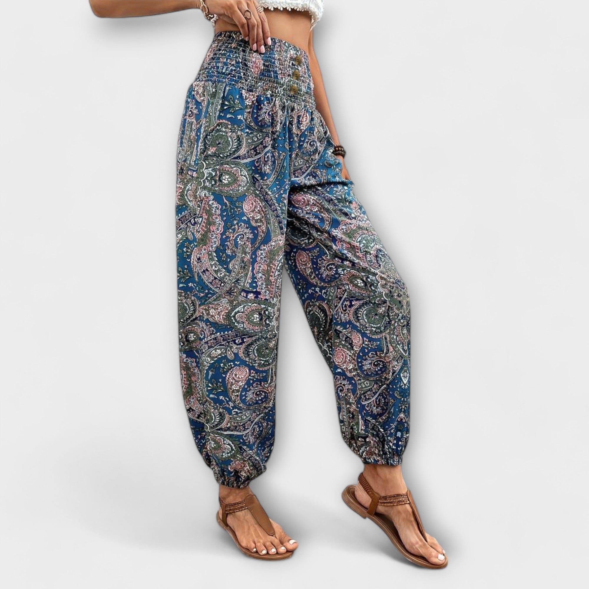 Elise | Ethnic Graphic Trousers