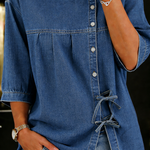 Colette | Vintage Loose Denim Blouse – view 2