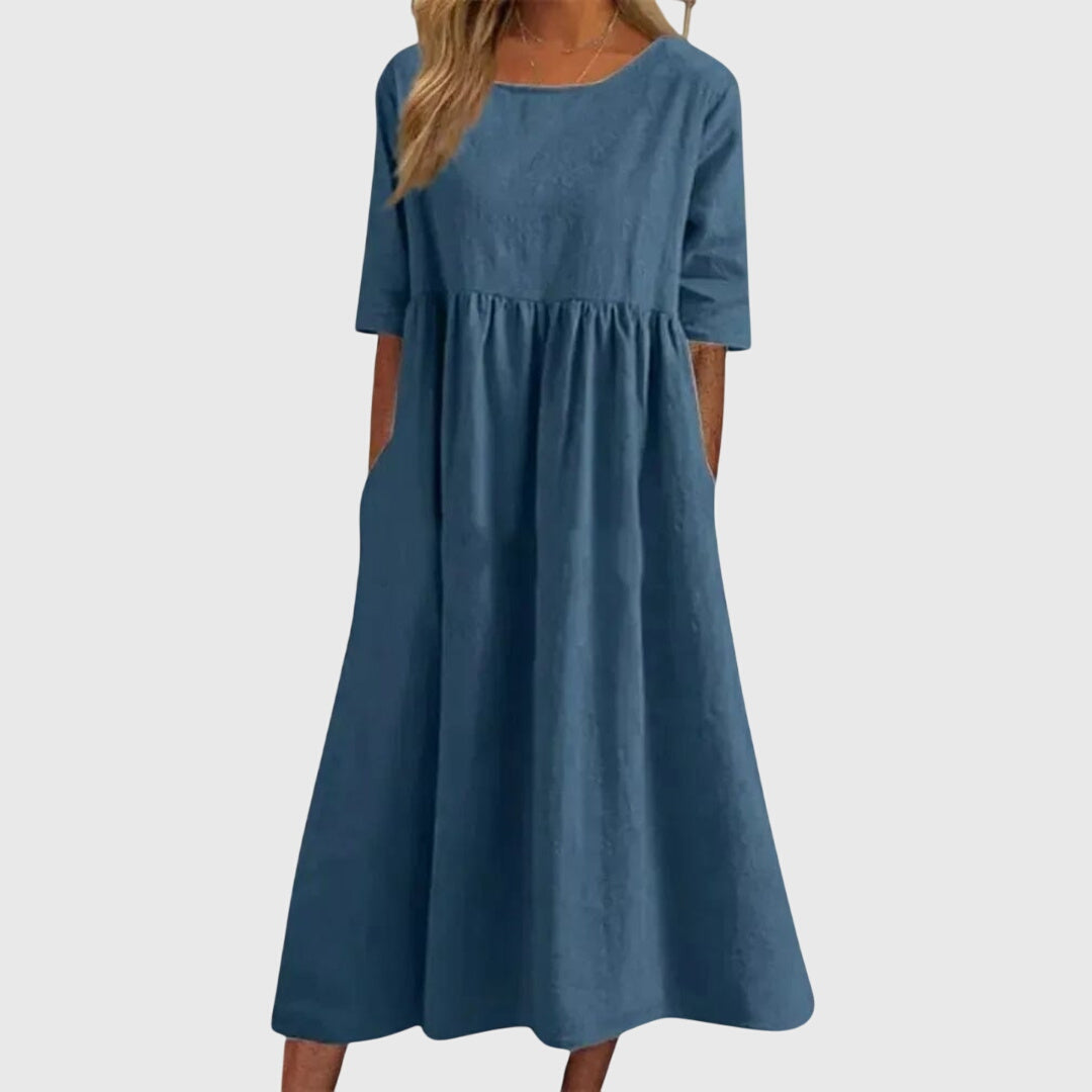 Haisley | Elegant Short Sleeve Dress