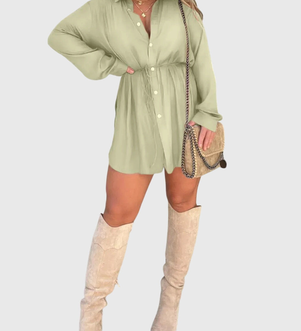 Sylvie | Elegant Pinafore Dress