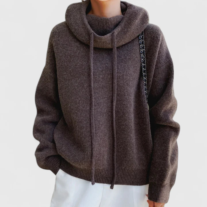 Jeanne | Cozy Knit Hoodie