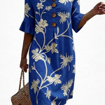 Delphine - Women's Casual Dress with Floral Patterns.