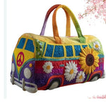 Sunflowvana quilted weekend bag by Ellie Dublin